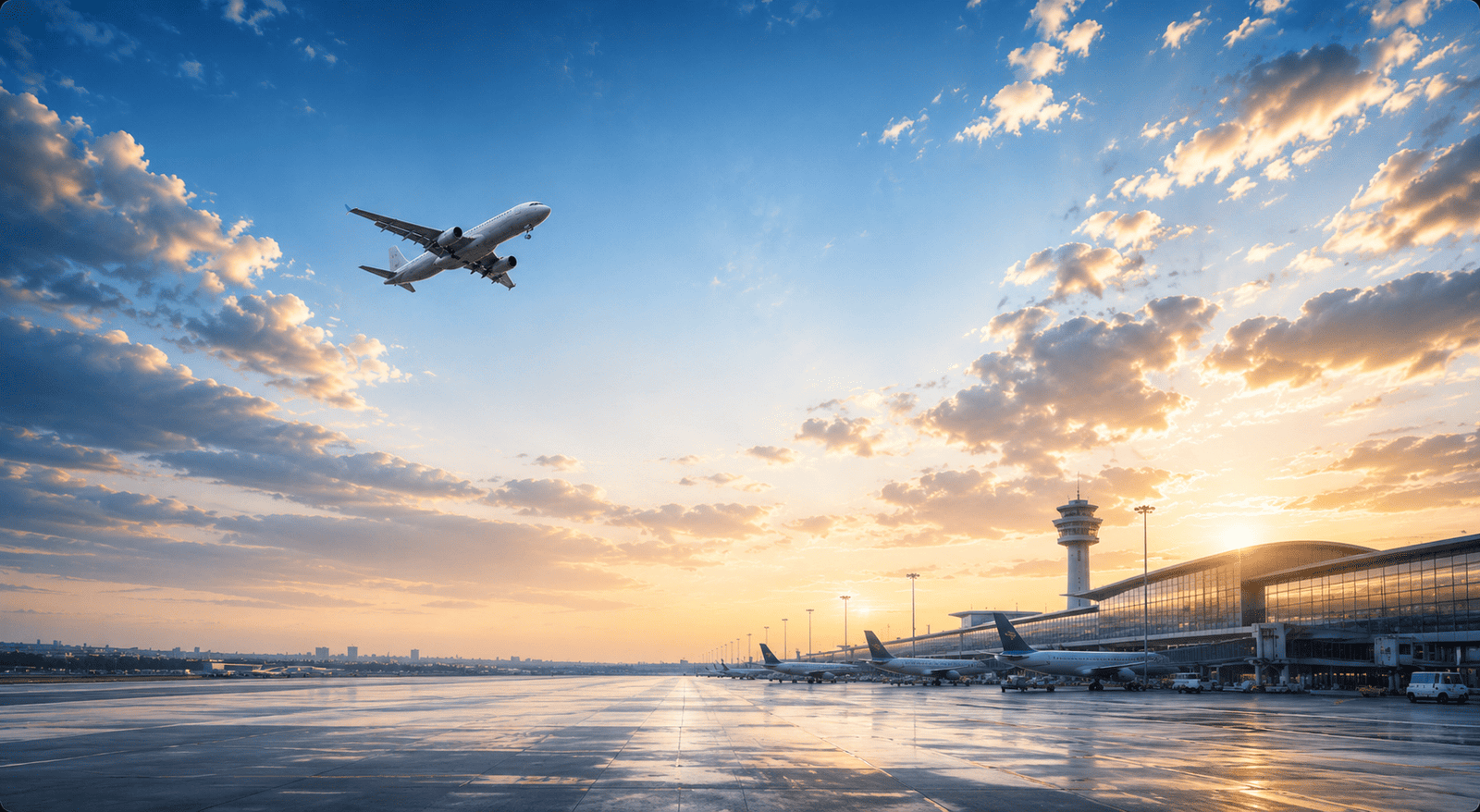 Airlines at airport